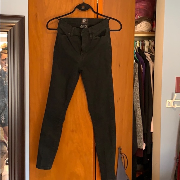 High Waisted Urban Outfitter Black Jeans - Picture 1 of 2